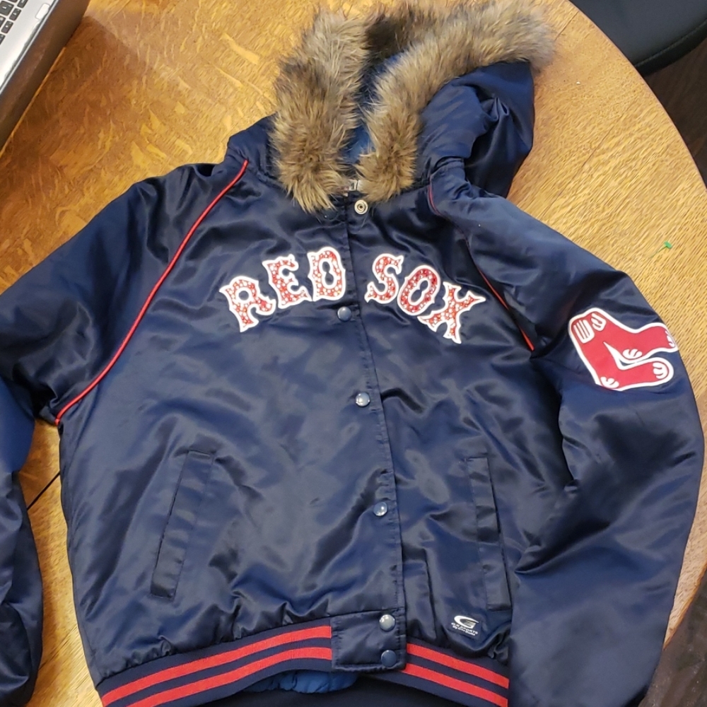 Vintage Boston Red Sox XL Girls Parka